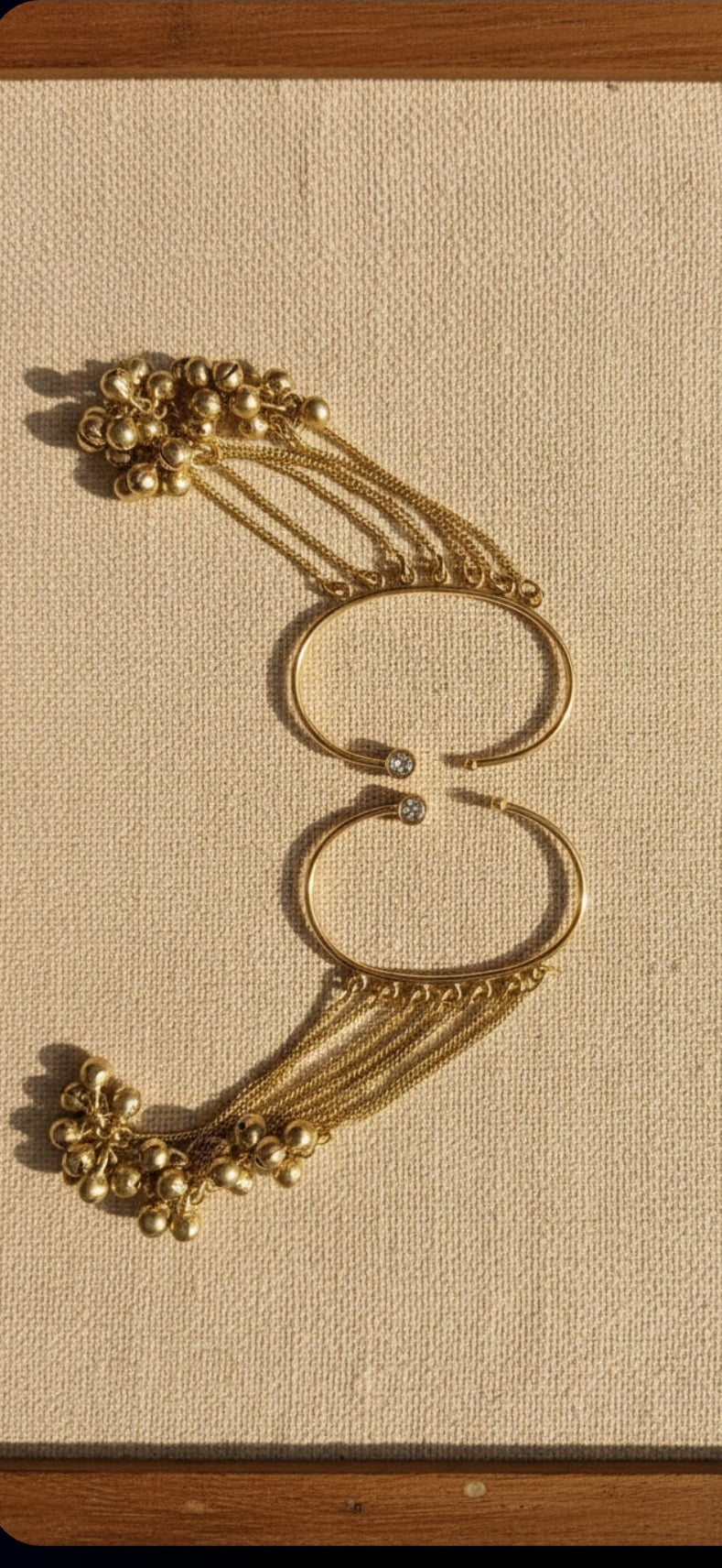 Kashmiri back ear jhumka