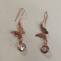 Rose gold studs