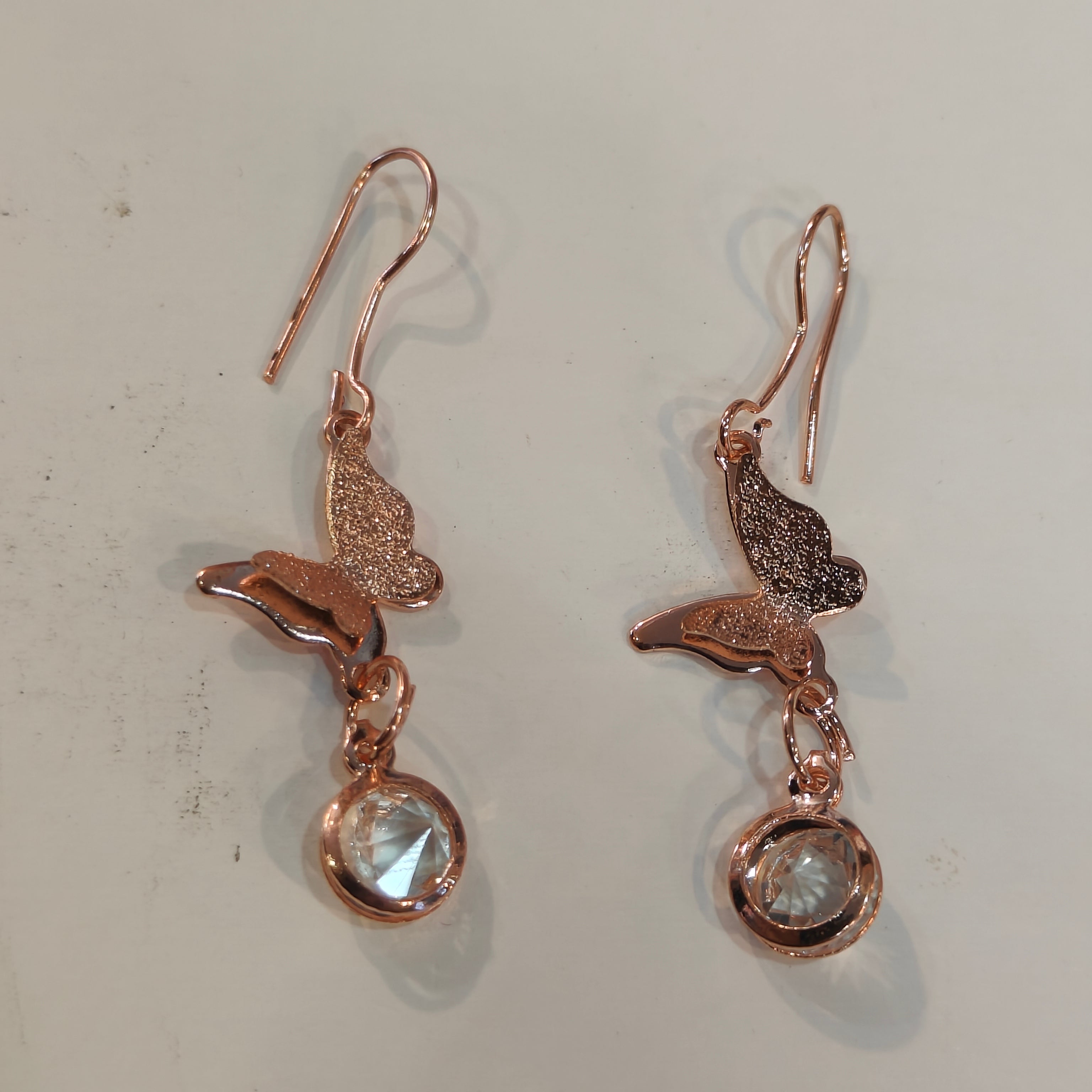 Rose gold studs